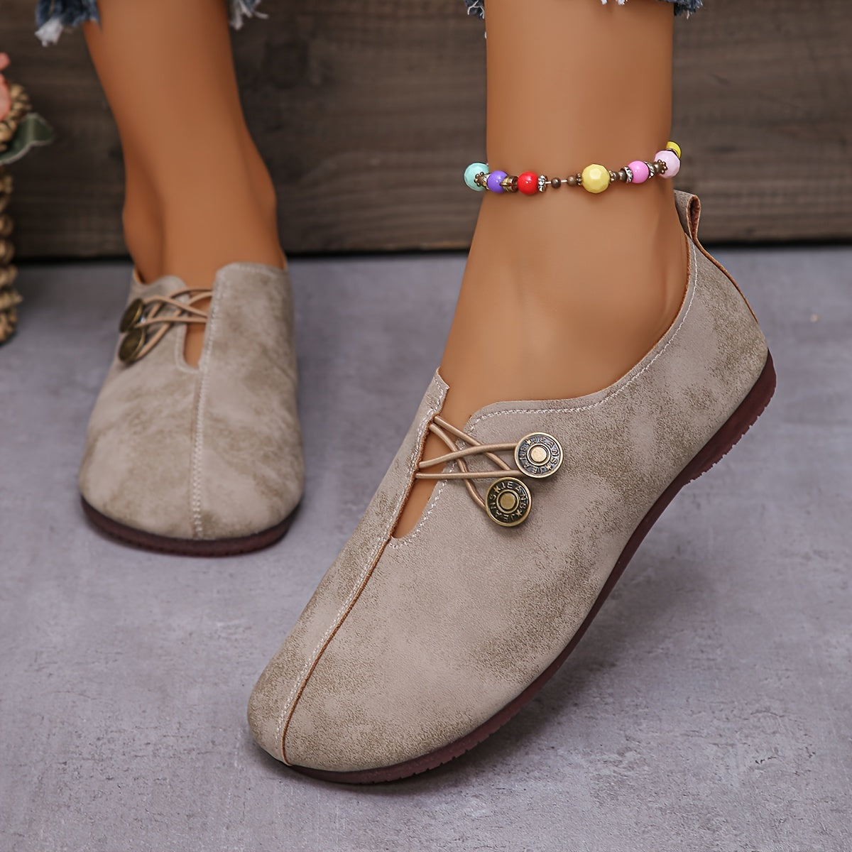 NOUVEAU RICHE Loafer Damen Wildleder Handgefertigt Bequeme Passform
