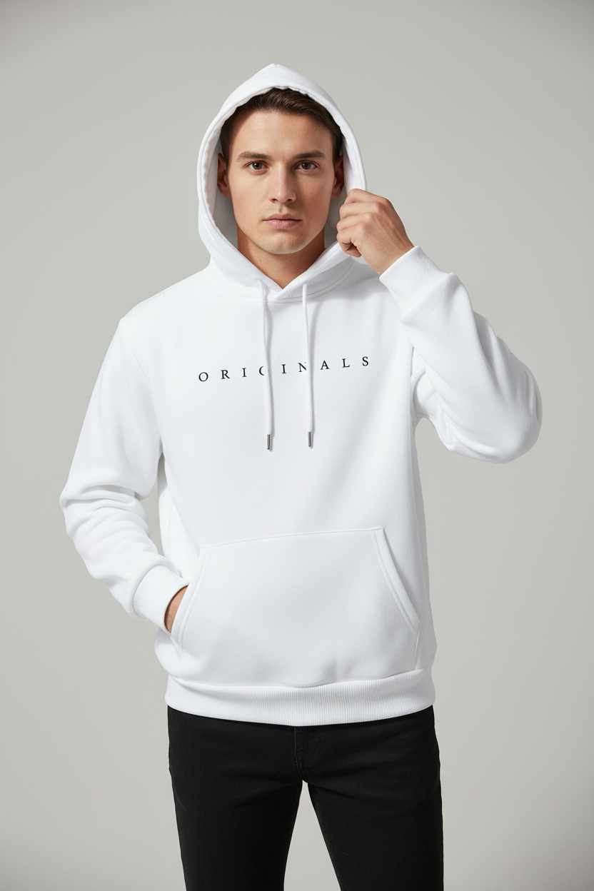 Gewichtshoodie Hochwertigem Schwerem Material Bequeme Passform