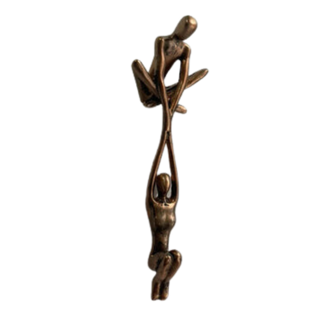 NOUVEAU RICHE Symbol für Liebe und Stärke – Skulptur Paar, Dekofigur als Liebesgeschenk für Regal & Kaminsims – Eternal Unity