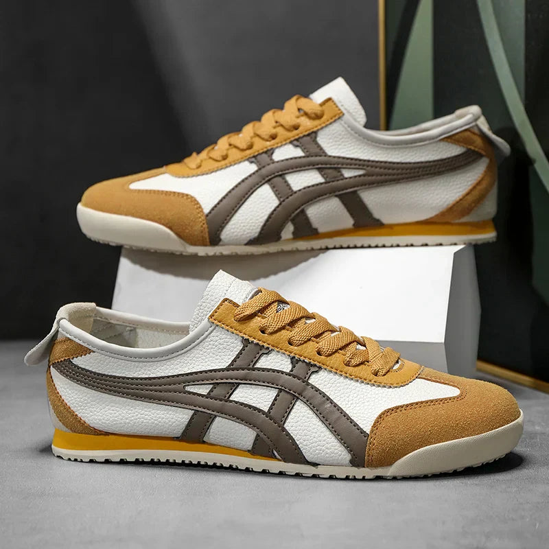 NOUVEAU RICHE Damen und Herren Geometrische Sommer-Sneakers Gummisohle