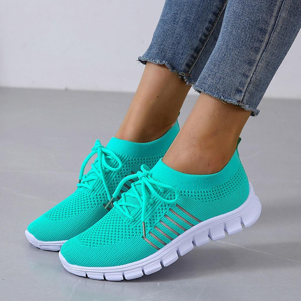NOUVEAU RICHE Damen Sneaker Mit Extra Dämpfung Für Schmerzfreie Füße Türkis