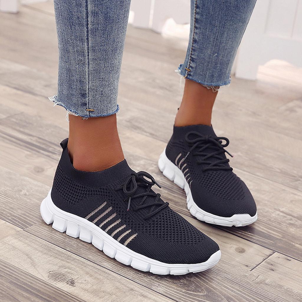 NOUVEAU RICHE Damen Sneaker Mit Extra Dämpfung Für Schmerzfreie Füße Schwarz