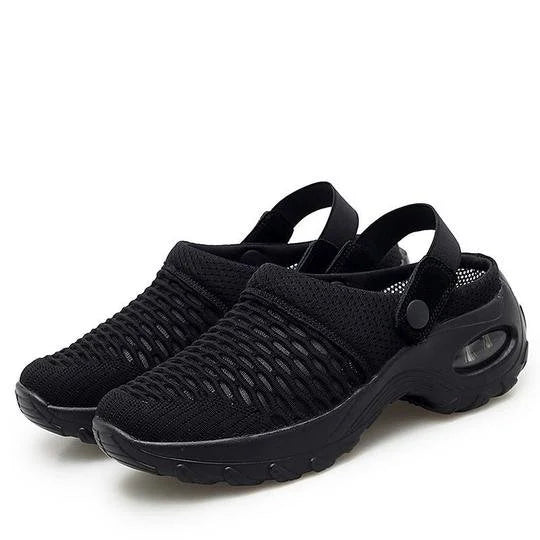 NOUVEAU RICHE Luftpolsterschuhe Mit Starker Dämpfung Für Diabetiker Schwarz
