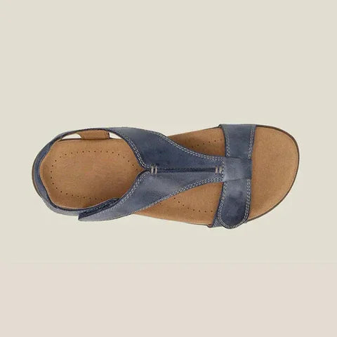 NOUVEAU RICHE Memoryschaum Sandalen Mit T Riemen Für Damen Komfort