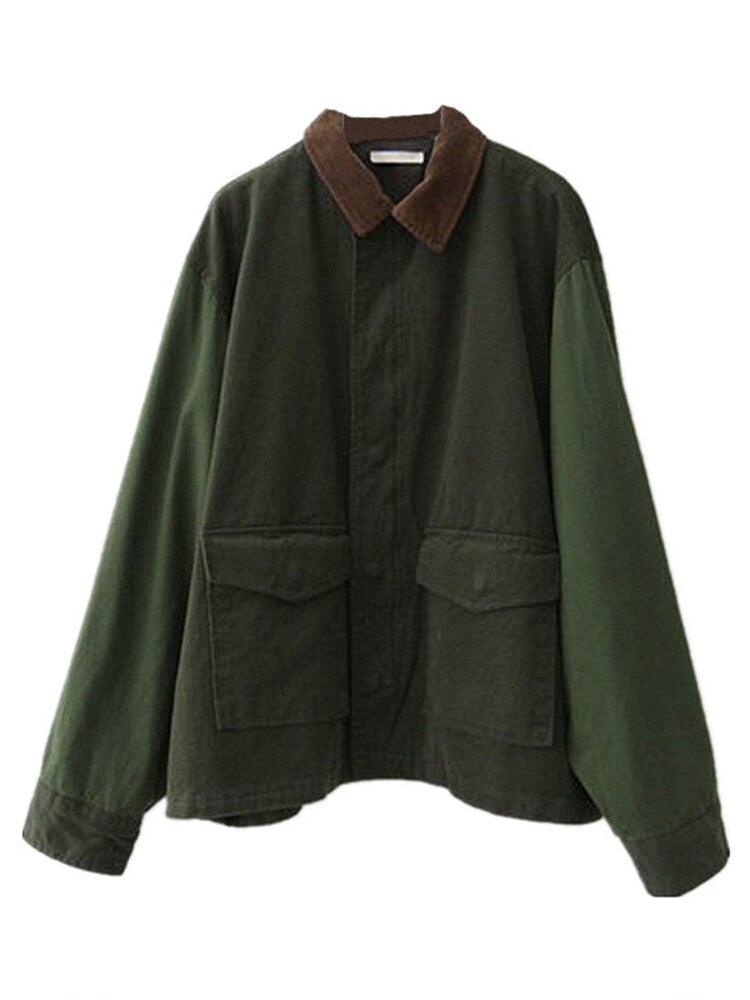 NOUVEAU RICHE Oversize Damenjacke Winterjacke Warm Gefüttert Kapuze