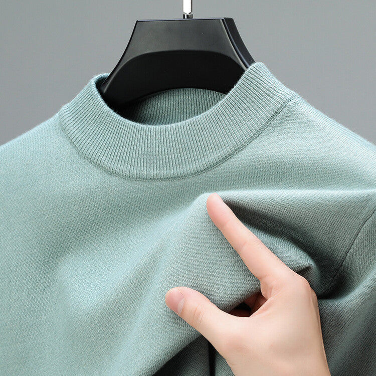 NOUVEAU RICHE Kaschmirpullover Herren Mit Elegantem Saum Fein Gestrickt