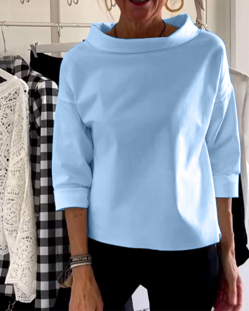 NOUVEAU RICHE Stylisches, modernes Oberteil für Damen von Sofia für mühelose Alltagsmode und vielseitige Outfits Blau