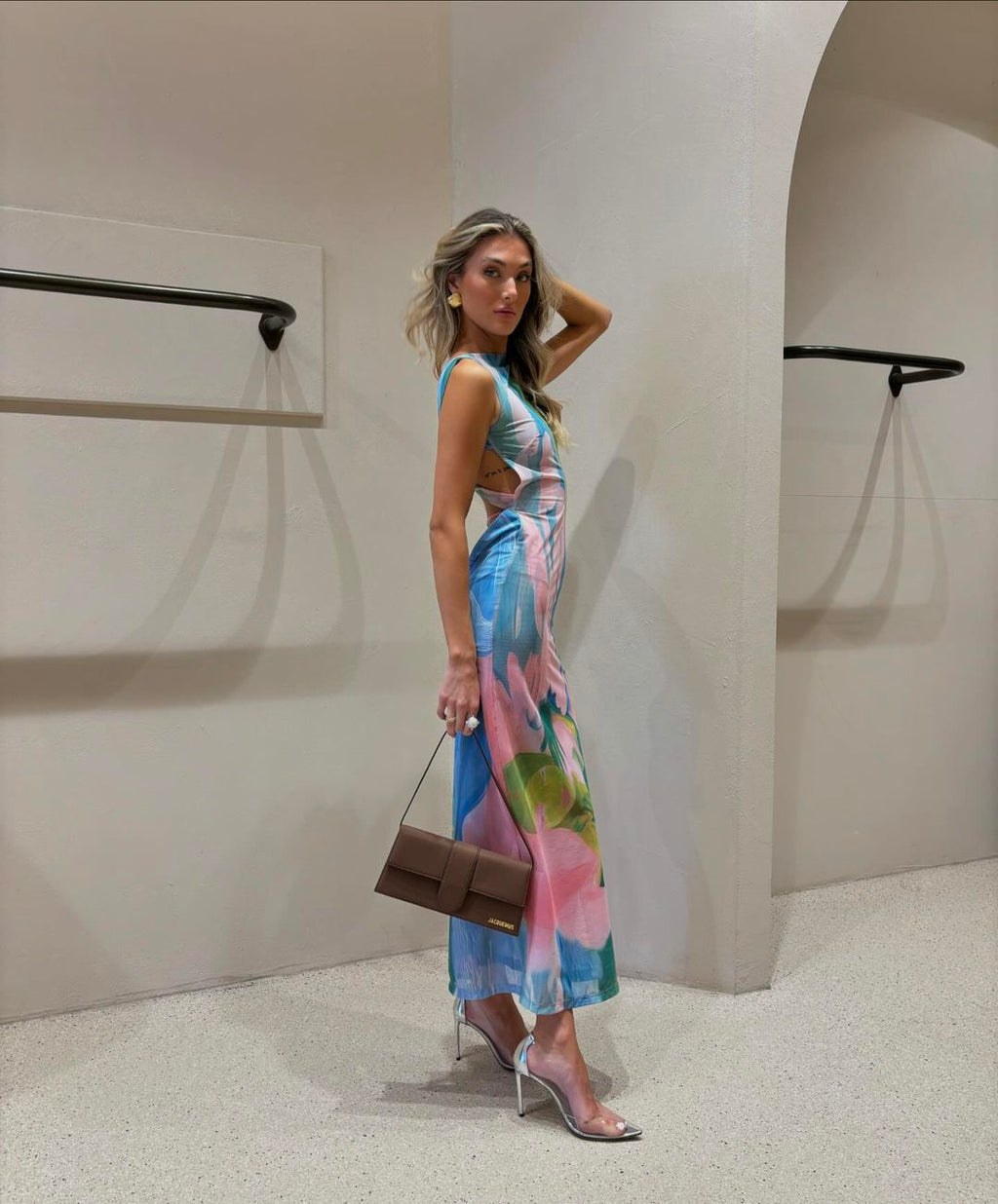 NOUVEAU RICHE Pastell Maxi Kleid Mit Fließender Silhouette Für Sommer