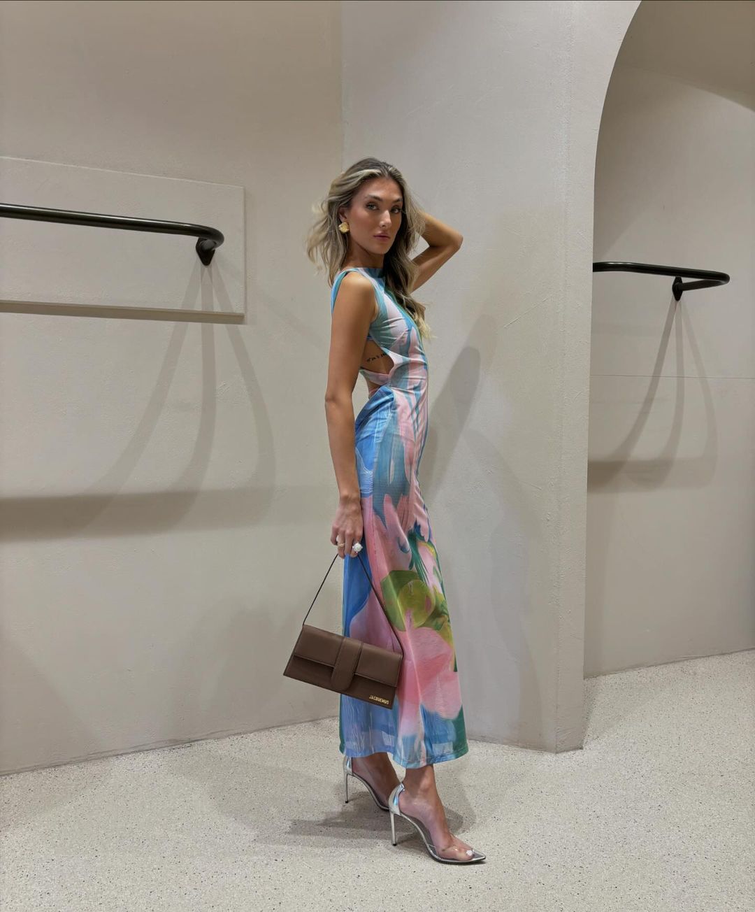 NOUVEAU RICHE Pastell Maxi Kleid Mit Fließender Silhouette Für Sommer