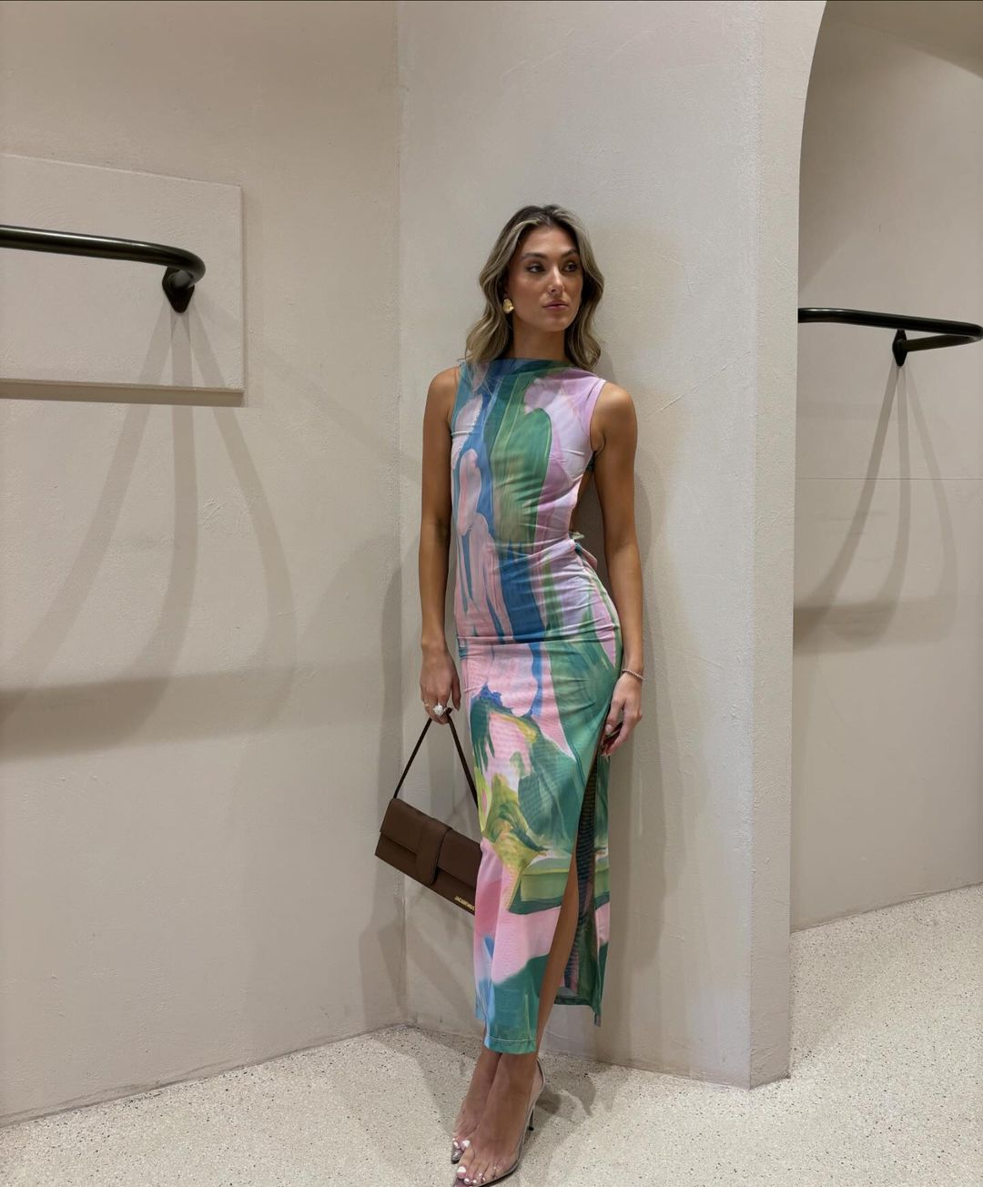 NOUVEAU RICHE Pastell Maxi Kleid Mit Fließender Silhouette Für Sommer
