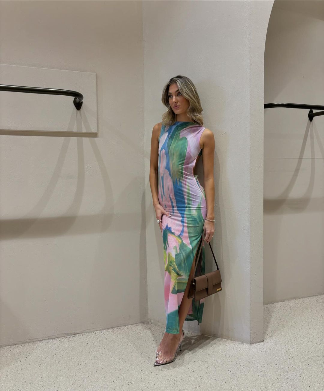 NOUVEAU RICHE Pastell Maxi Kleid Mit Fließender Silhouette Für Sommer