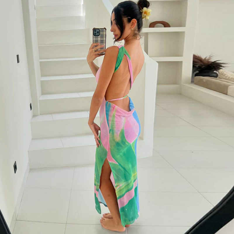NOUVEAU RICHE Pastell Maxi Kleid Mit Fließender Silhouette Für Sommer