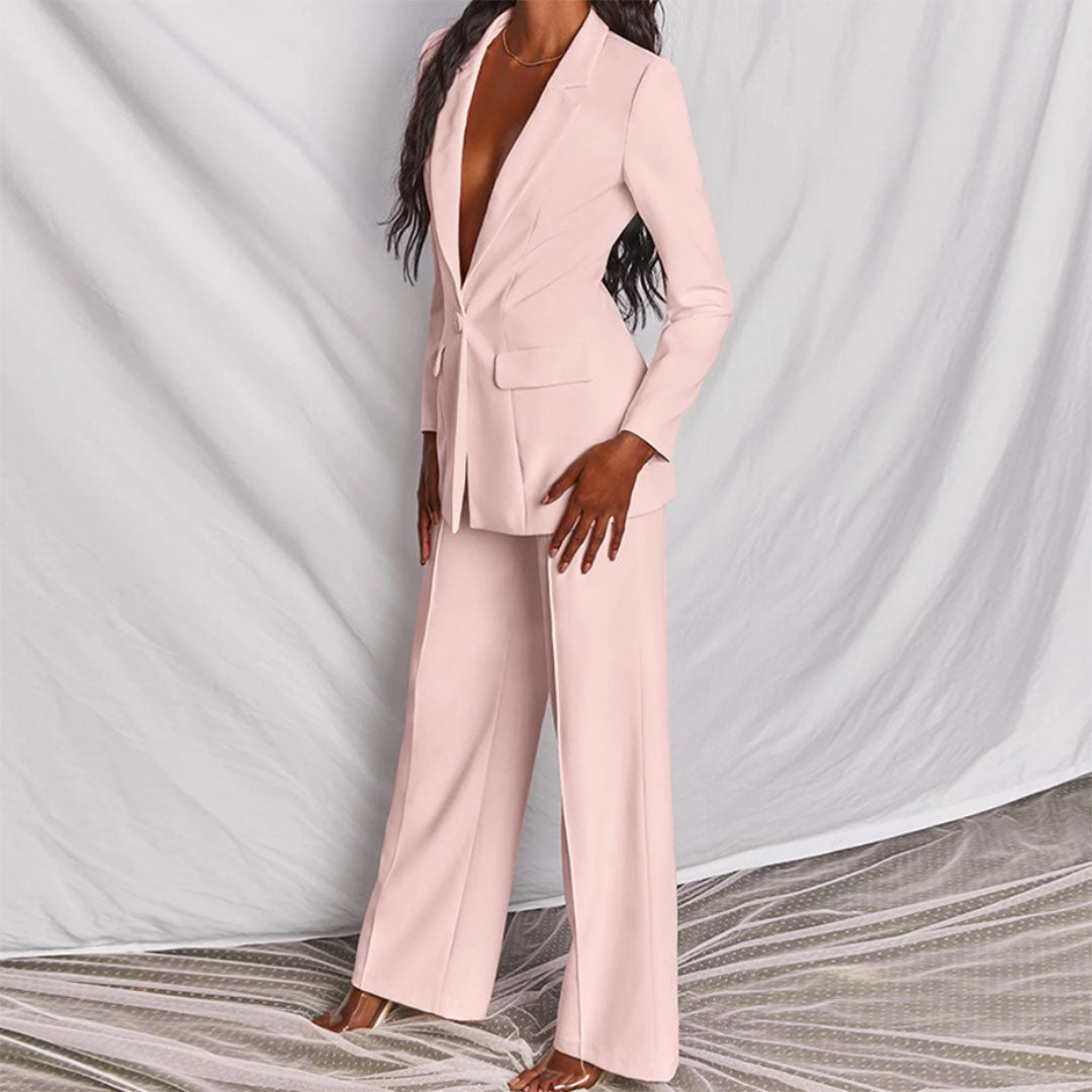 NOUVEAU RICHE Blazer Set Aus Hochwertigem Stoff In Saisonfarben Vielseitig