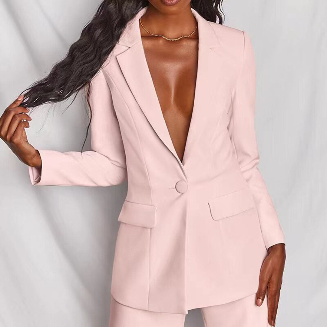 NOUVEAU RICHE Blazer Set Aus Hochwertigem Stoff In Saisonfarben Vielseitig