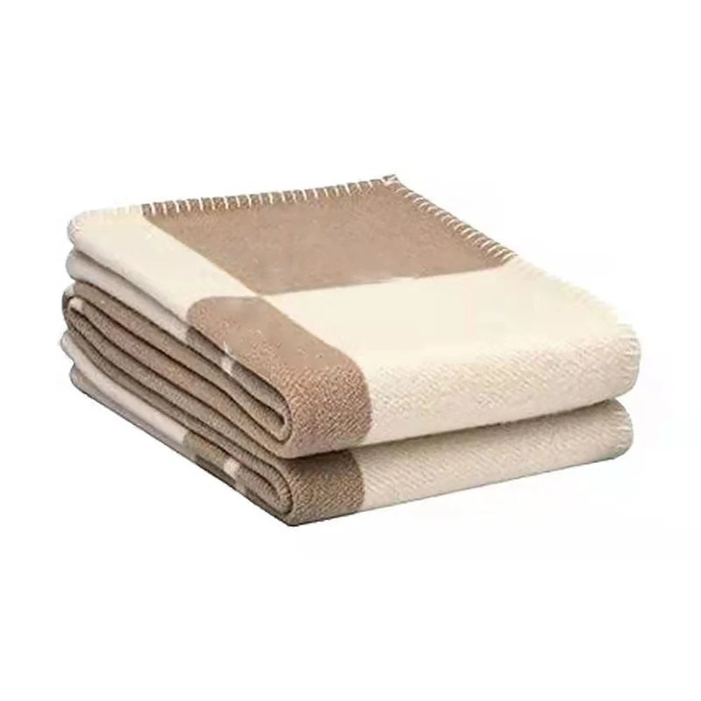 NOUVEAU RICHE Damen Plaid Decke 130x170 cm Acryl Für Damen und Herren