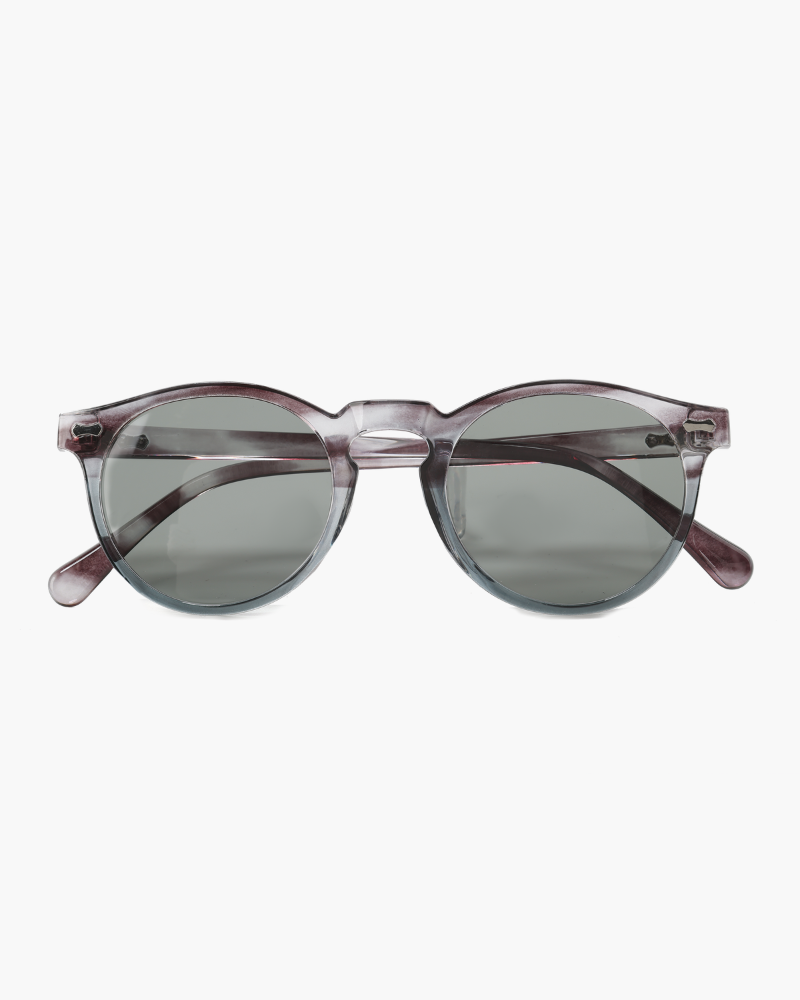 NOUVEAU RICHE Polarisierte Sonnenbrille mit UV-Schutz für Herren und Damen – Grau Transparent