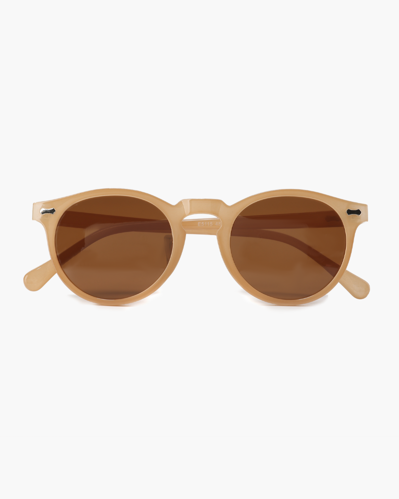 NOUVEAU RICHE Polarisierte Sonnenbrille mit UV-Schutz für Herren und Damen – Grau Orange