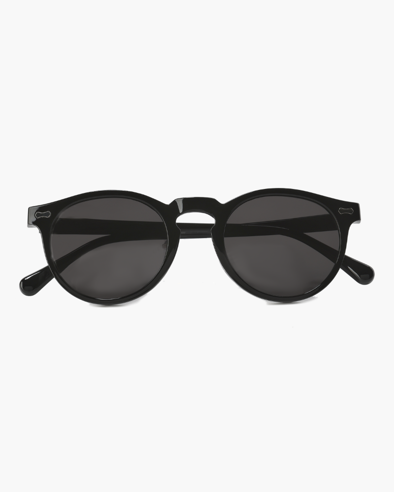 NOUVEAU RICHE Polarisierte Sonnenbrille mit UV-Schutz für Herren und Damen – Grau Schwarz