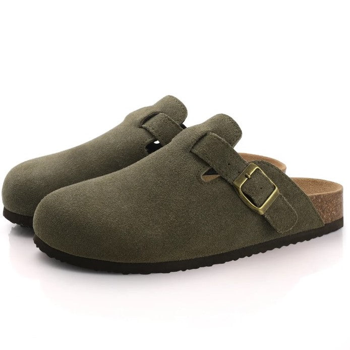 NOUVEAU RICHE Premium Unisex Boston Sandalen Stil Und Qualität In Einem Grün