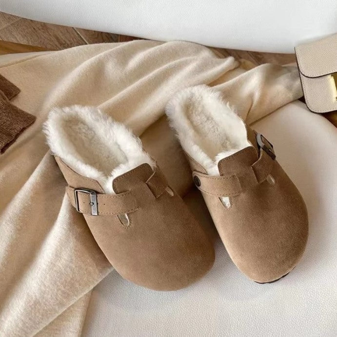NOUVEAU RICHE Premium Unisex Boston Sandalen Stil Und Qualität In Einem Braun (Vliesstoff)