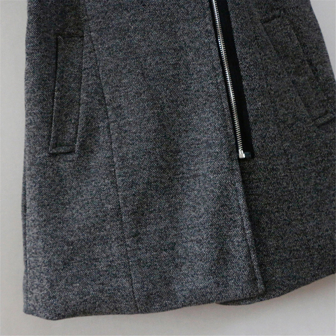 NOUVEAU RICHE Wintermantel Lang Warm Stilvoll Hochwertiger Stoff Bequem - Winterjacke - Wintermäntel Damen