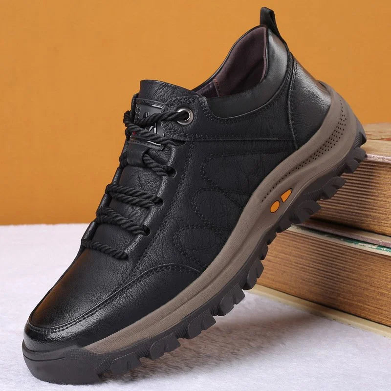NOUVEAU RICHE Lederschuhe Männer Komfortsohle Blau Leder Größe 40 bis 46