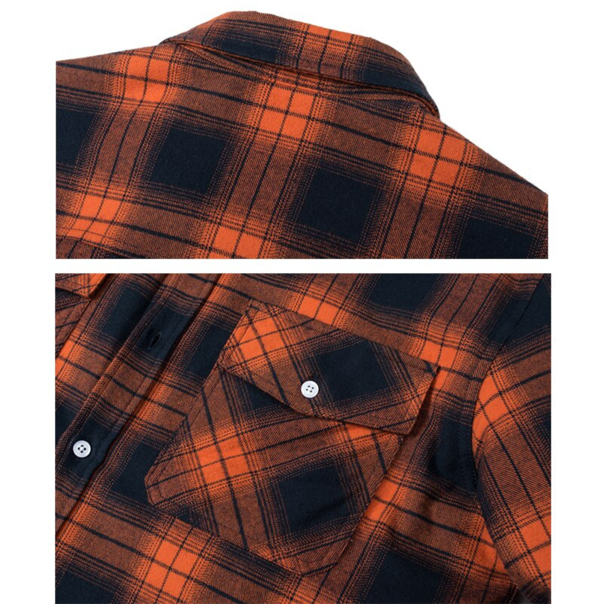 NOUVEAU RICHE Gefütterte Jacke Kariert Herren Warm Winddicht Alltagsstil