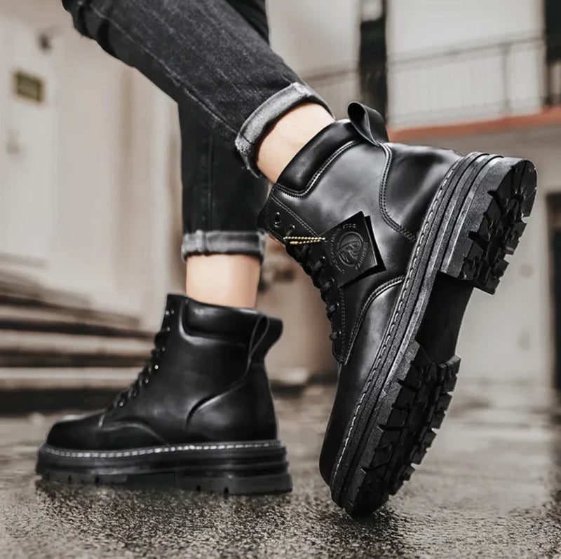 NOUVEAU RICHE Schnürstiefel Herren Wasserdicht Mit Komfortsohle Stilvoll