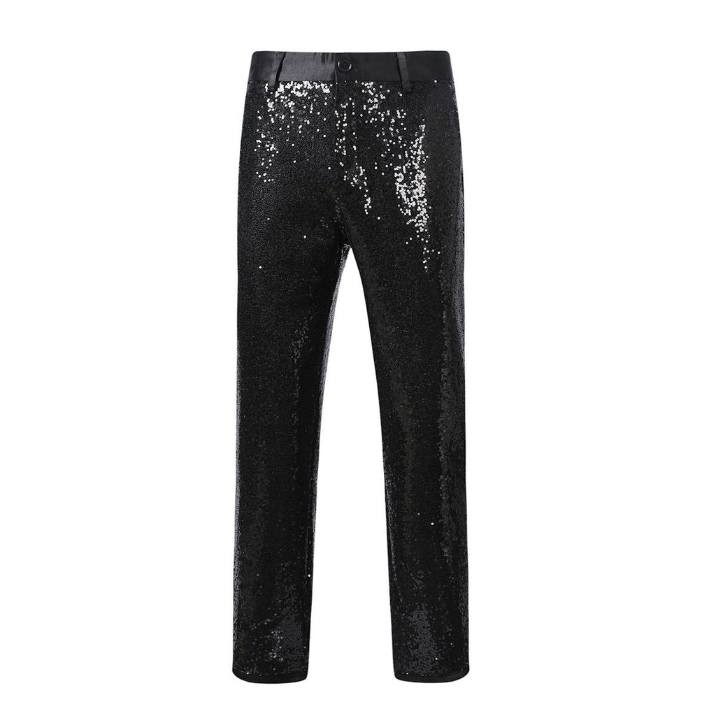 NOUVEAU RICHE Calvin | Stylische Herren Paillettenhose