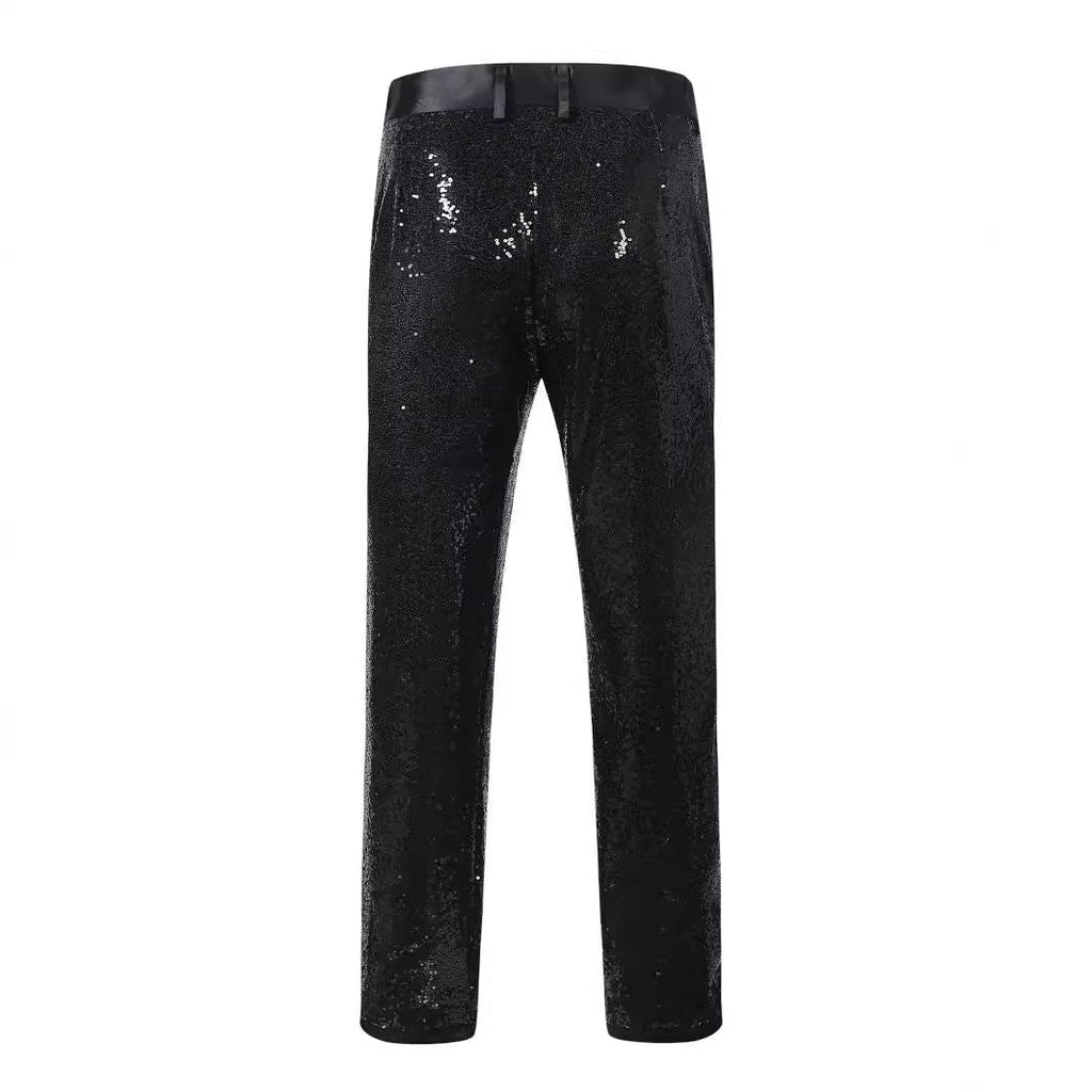 NOUVEAU RICHE Calvin | Stylische Herren Paillettenhose