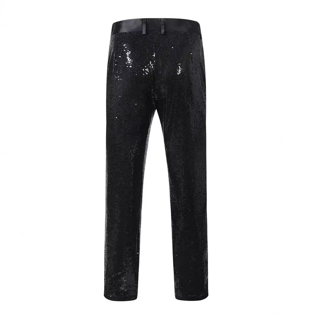 NOUVEAU RICHE Calvin | Stylische Herren Paillettenhose