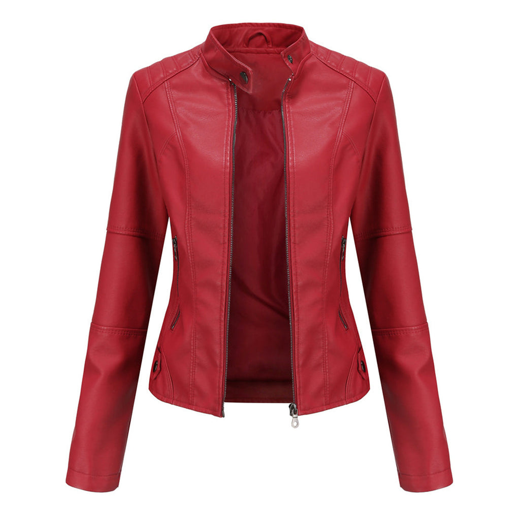 Isana | Women's Jacket | Stand Collar with Zippered Pockets