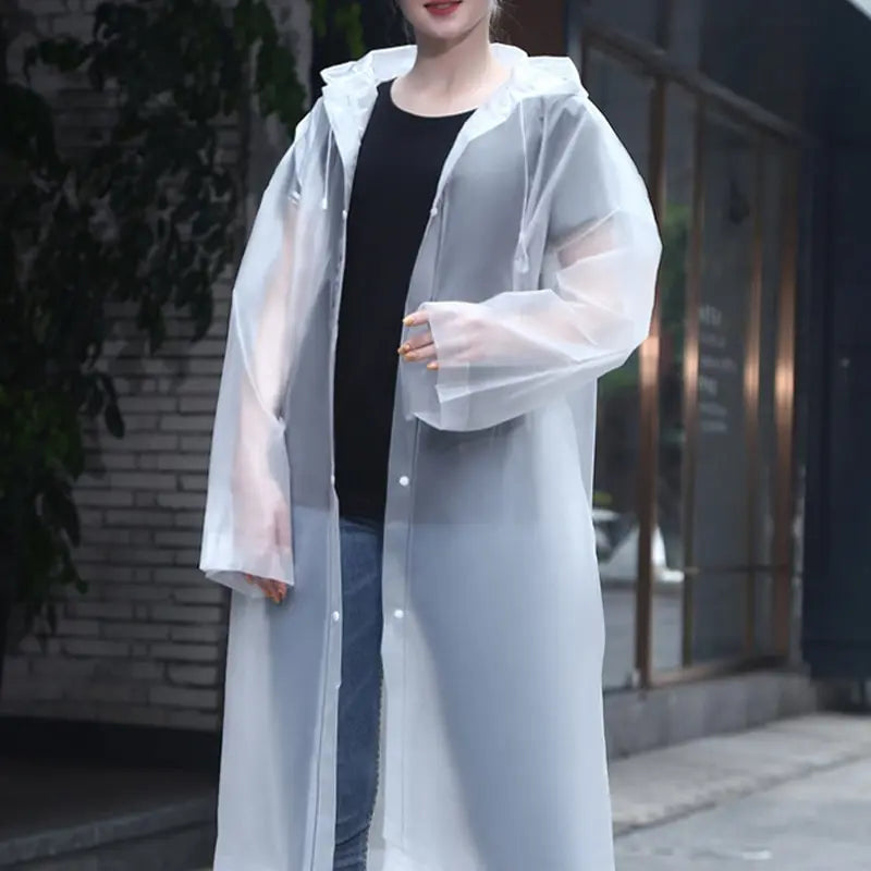 NOUVEAU RICHE Erwachsene Regenmantel Verdickt Einteilig Outdoor-Reisen