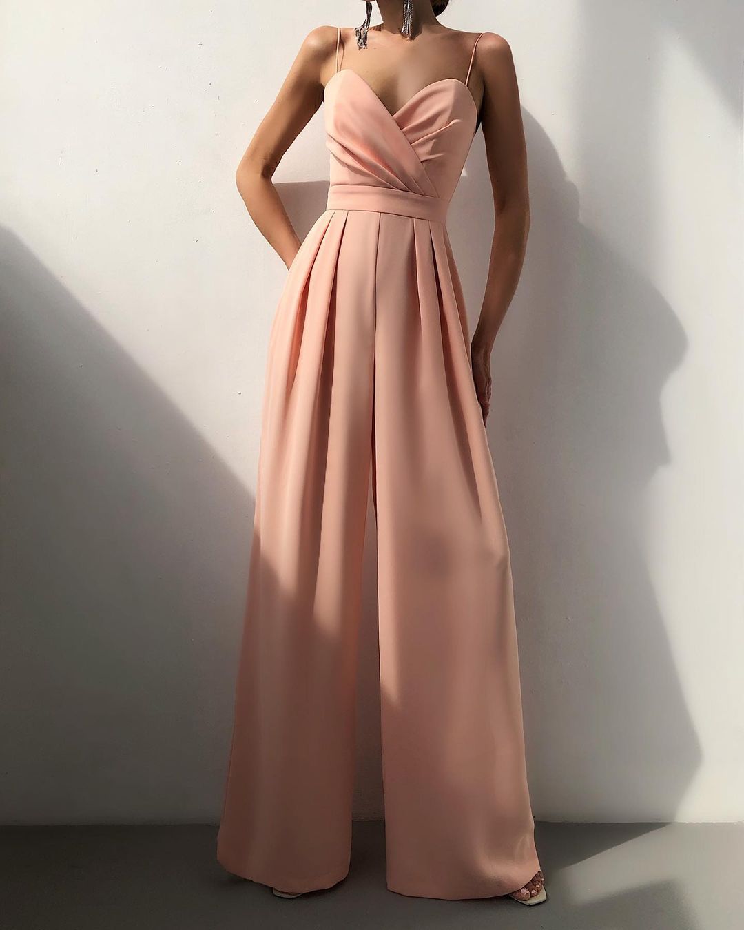 NOUVEAU RICHE Riemen Overall Stilvolles Outfit Komfort Passform Bequem Rosa