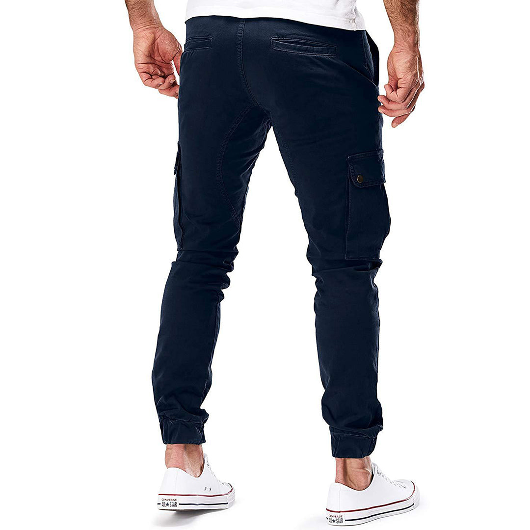 NOUVEAU RICHE Robuste Herren Cargohose Mit Mehreren Taschen Outdoor