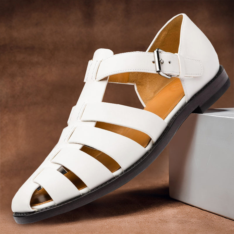 NOUVEAU RICHE Marquisa | Damen-Sandalen – Rutschfester Komfort & eleganter Sitz Weiß