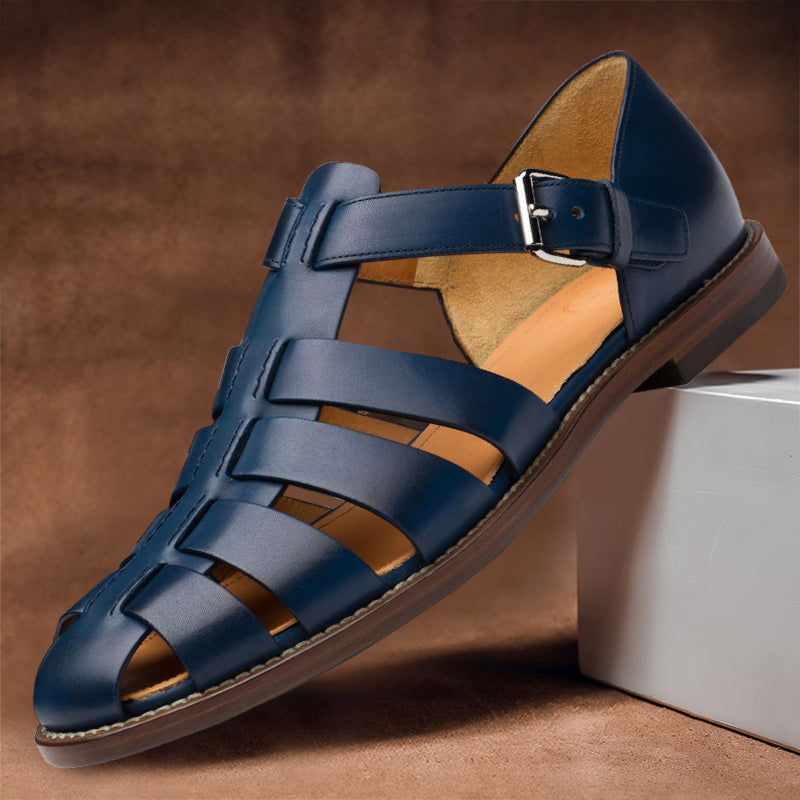 NOUVEAU RICHE Marquisa | Damen-Sandalen – Rutschfester Komfort & eleganter Sitz Dunkelblau