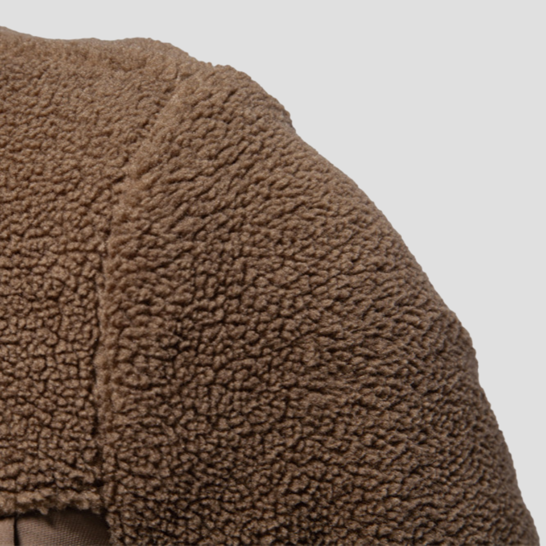 NOUVEAU RICHE Outdoorjacke Strapazierfähiges Material Sherpa Innenfutter