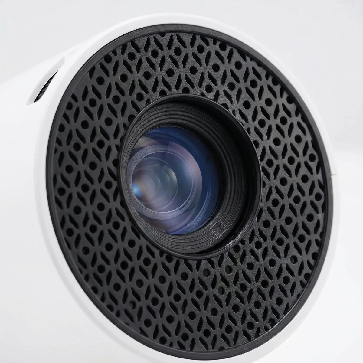 NOUVEAU RICHE Drehbarer Smart-Projektor mit Android 11 – Mini-Beamer 180° schwenkbar für Wand & Decke, Wi-Fi 6, Bluetooth 5.0, HDMI