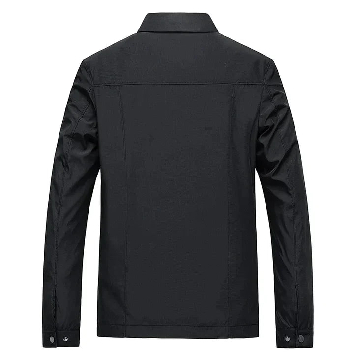 NOUVEAU RICHE Frühjahrsjacke Herren – Baumwolle, Wasserabweisend, Stehkragen