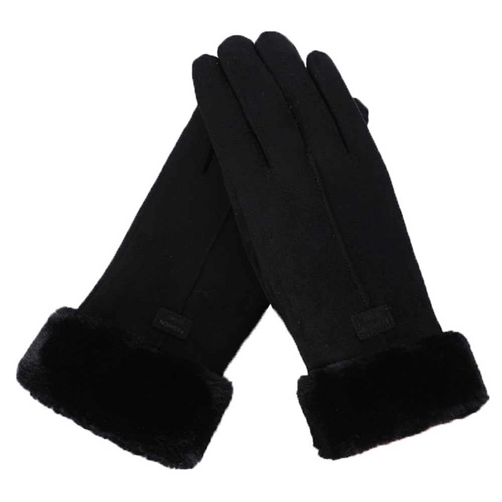 NOUVEAU RICHE Warme wasserdichte Handschuhe mit Touchscreen-Funktion – Damen Winterhandschuhe mit Fleecefutter, 6 Farben – Roque