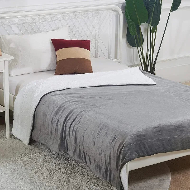 NOUVEAU RICHE Elektrische Decken Wärme Großformat Weiches Polyester