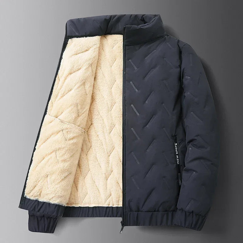 NOUVEAU RICHE Herren Gemütliche Skijacke für Herren Klassische Silhouette