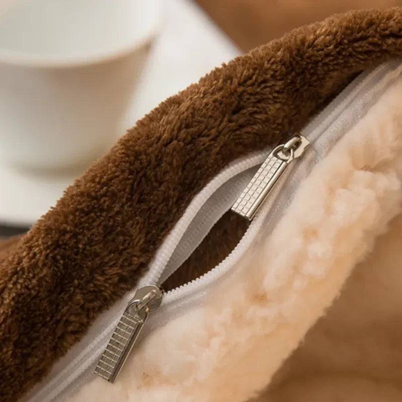 NOUVEAU RICHE Doppelseitige Flanell & Fleece Kuscheldecke – Weiche warme Decke für Bett und Sofa, 12 Farben, 5 Grössen