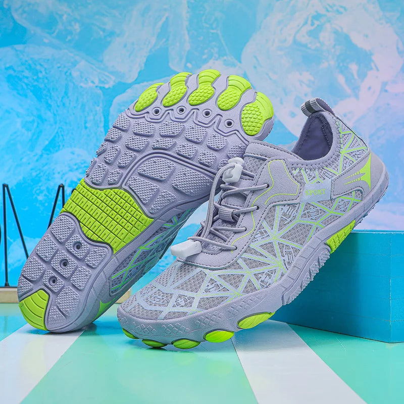 NOUVEAU RICHE Unisex Stylische Barfußschuhe Wasserdicht Für Strand Pool