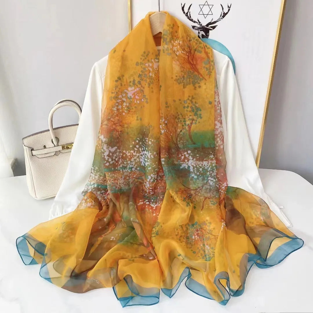 NOUVEAU RICHE Damen Schal für kalte Tage – Bunter Winterschal mit mehrfarbigem Muster, pflegeleicht, 11 Designs – Pamelo Mehrfarbig 7