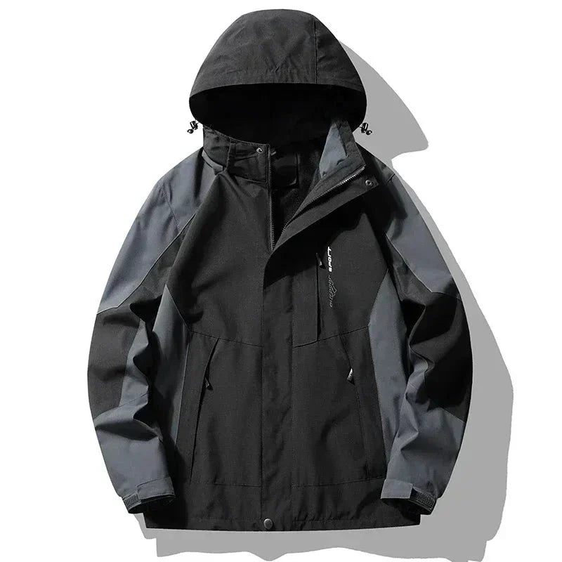NOUVEAU RICHE Gorpcore Abenteuerjacke Winddicht Wasserdicht