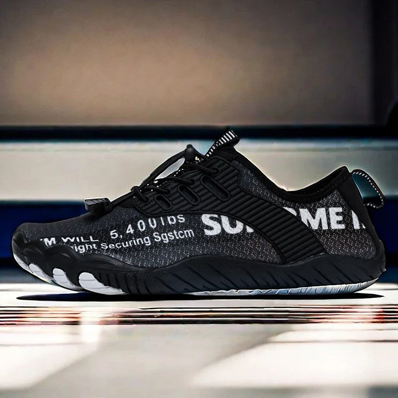 NOUVEAU RICHE Unisex Barfußschuhe Mit Rutschfester Sohle Für Strand Schwarz