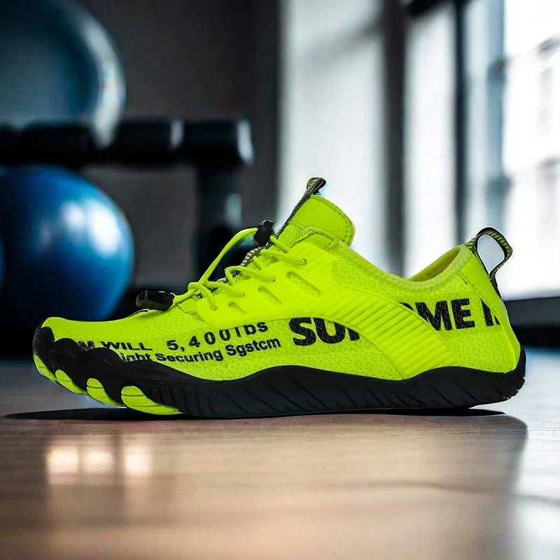 NOUVEAU RICHE Unisex Barfußschuhe Mit Rutschfester Sohle Für Strand Neongrün