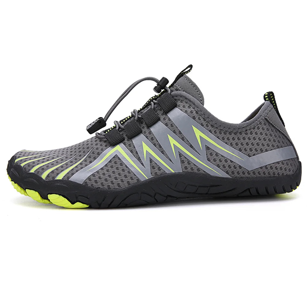NOUVEAU RICHE Unisex Wasserdichte Barfußschuhe Zum Schwimmen Wandern Strand Grau 2